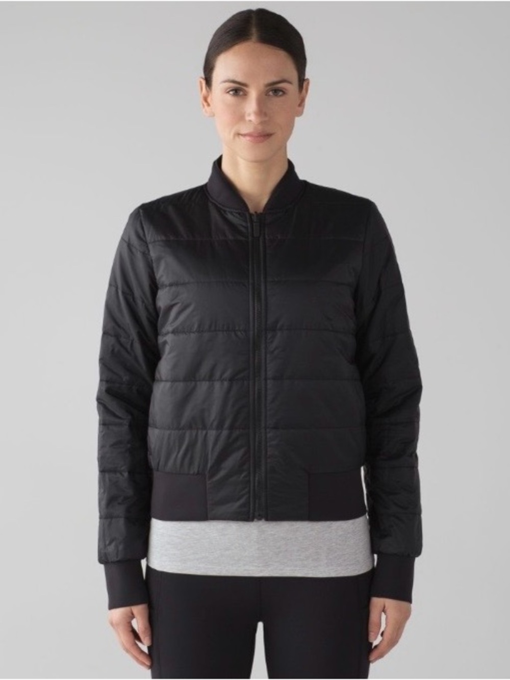 Lululemon Non-Stop Bomber Reversible Black 6